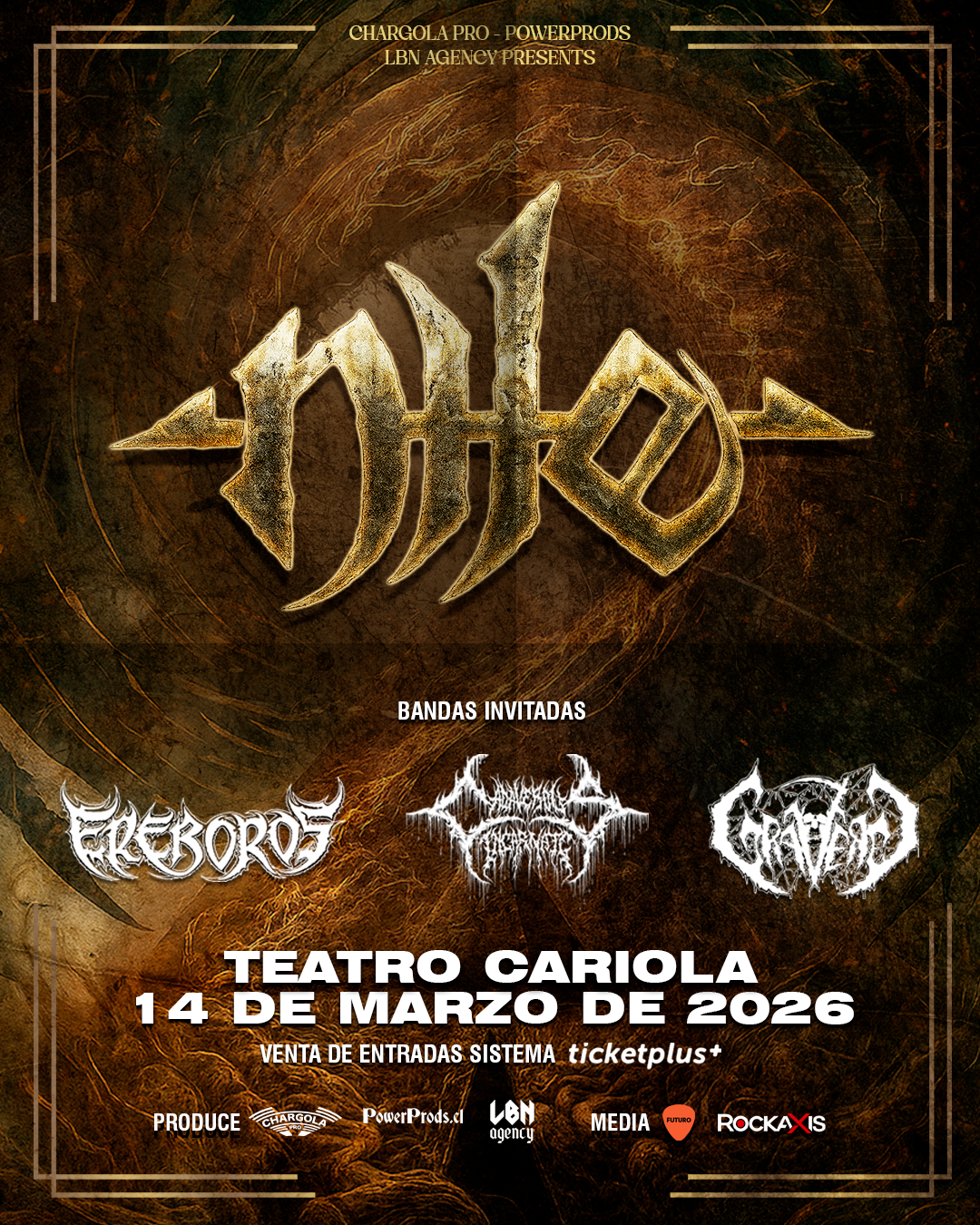 Nile en Chile: Se confirman bandas de apertura